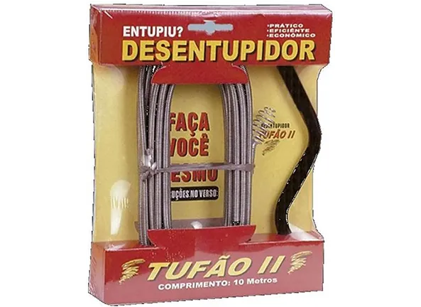 Empresa Desentupidor de Canos Tufão Profissional com Mola Rotativa 10m Pias, Vaso Sanitário e Calhas